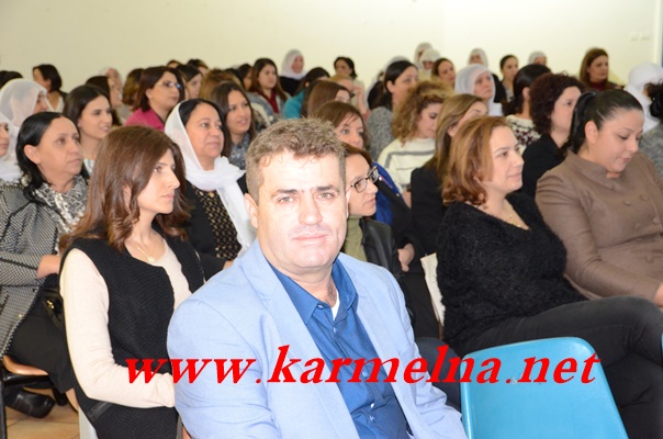دالية الكرمل : ليهي لفيد تلقي محاضرة في المركز الثقافي